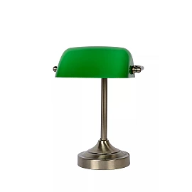 BANKER desk lamp 1xE14, Bronze (Lucide)