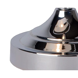 Galda lampa BANKER 1xE14, hromēta (Lucide)
