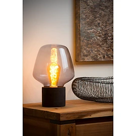 BECKY table lamp Ø20 cm 1xE27 smoke grey (Lucide)
