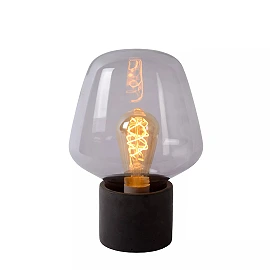 BECKY table lamp Ø20 cm 1xE27 smoke grey (Lucide)