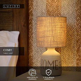 COSBY table lamp Ø16,5 cm 1xE14 grey (Lucide)