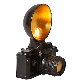 EXTRAVAGANZA CAMERA — Table lamp, 1xE14, Black (Lucide)