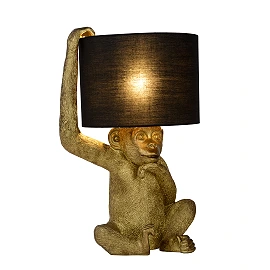 Table lamp "EXTRAVAGANZA CHIMP", black, 1xE14 - 10502-81-30 (Lucide)