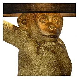 Table lamp "EXTRAVAGANZA CHIMP", black, 1xE14 - 10502-81-30 (Lucide)