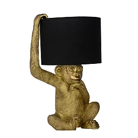 Table lamp "EXTRAVAGANZA CHIMP", black, 1xE14 - 10502-81-30 (Lucide)