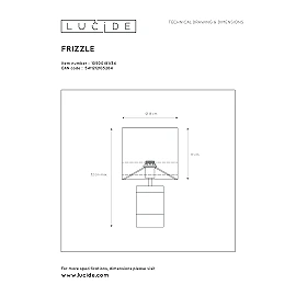 Table lamp "EXTRAVAGANZA FRIZZLE", 1xE14 - 10500-81-34 (Lucide)