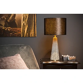 EXTRAVAGANZA VELVET - Table lamp - Ø 25 cm - 1xE27 - Black (Lucide)