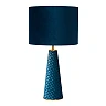 EXTRAVAGANZA VELVET - Table lamp - Ø 25 cm - 1xE27 - Turquoise (Lucide)