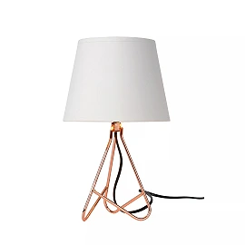 GITTA table lamp Ø17 cm 1xE14 copper (Lucide)