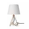 GITTA table lamp Ø17 cm 1xE14 copper (Lucide)