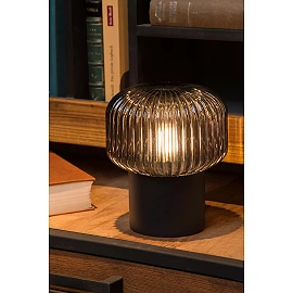 JANY table lamp Ø16 cm 1xE14 black (Lucide)
