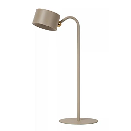 JOLAN rechargeable LED desk/clamp/wall lamp taupe (Lucide)