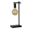Table lamp "LEANNE", 1x E27, black metal - 21521-01-30 (Lucide)