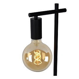Table lamp "LEANNE", 1x E27, black metal - 21521-01-30 (Lucide)