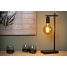 Table lamp "LEANNE", 1x E27, black metal - 21521-01-30 (Lucide)