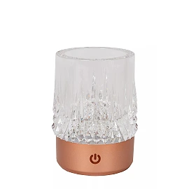 LILY rechargeable LED table lamp set of 3 copper (Lucide)