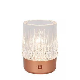 LILY rechargeable LED table lamp set of 3 copper (Lucide)