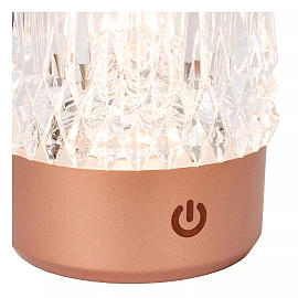 LILY rechargeable LED table lamp set of 3 copper (Lucide)