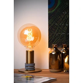MARIT table lamp 1xE27 matt gold / brass (Lucide)