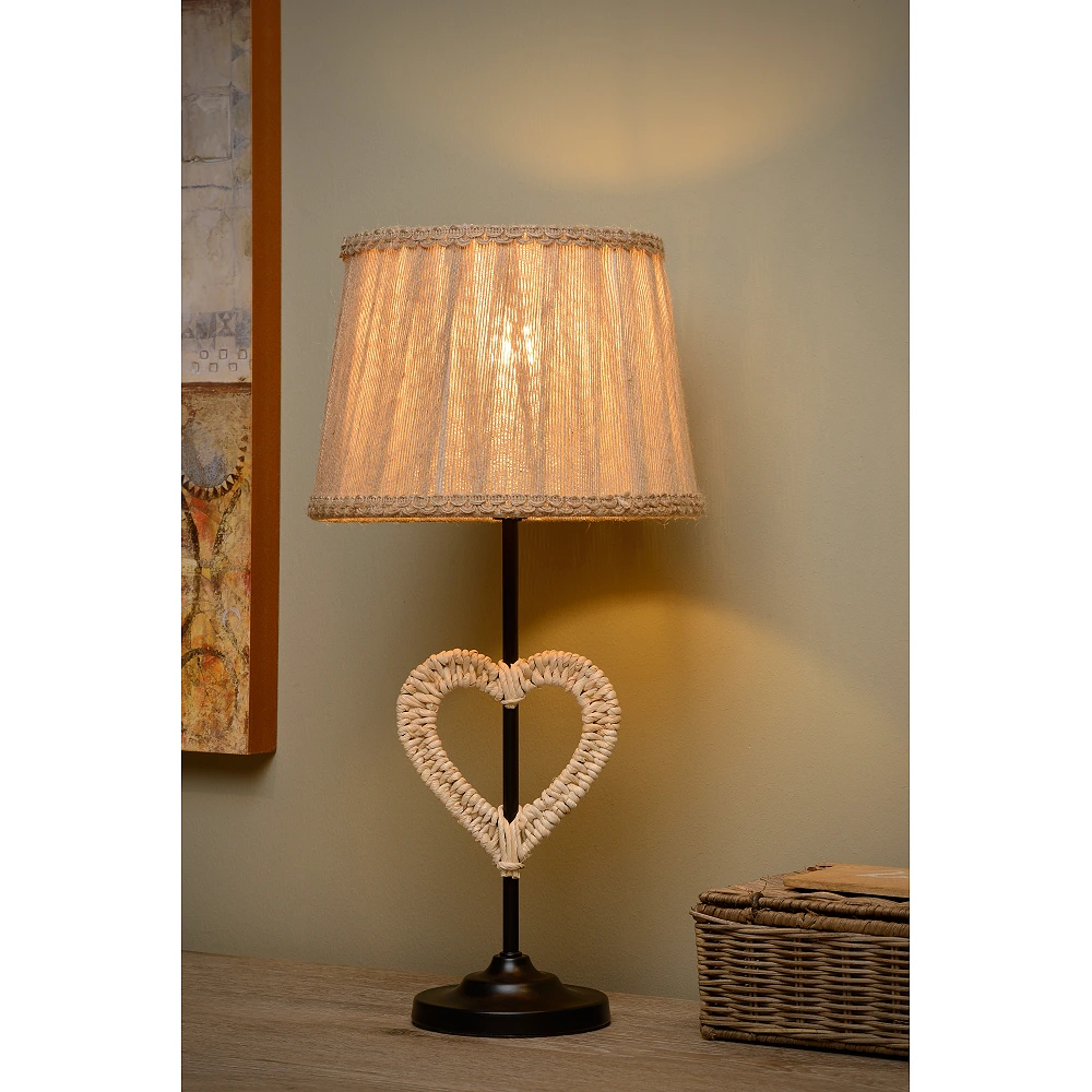 SHIRLY - Table lamp - Ø 23,5 cm - E27 - Black - 47501-81-30 (Lucide)