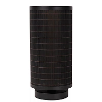 Table lamp "TAGALOG", Ø 15 cm, 1x E27, bamboo, black - 21529-15-30 (Lucide)