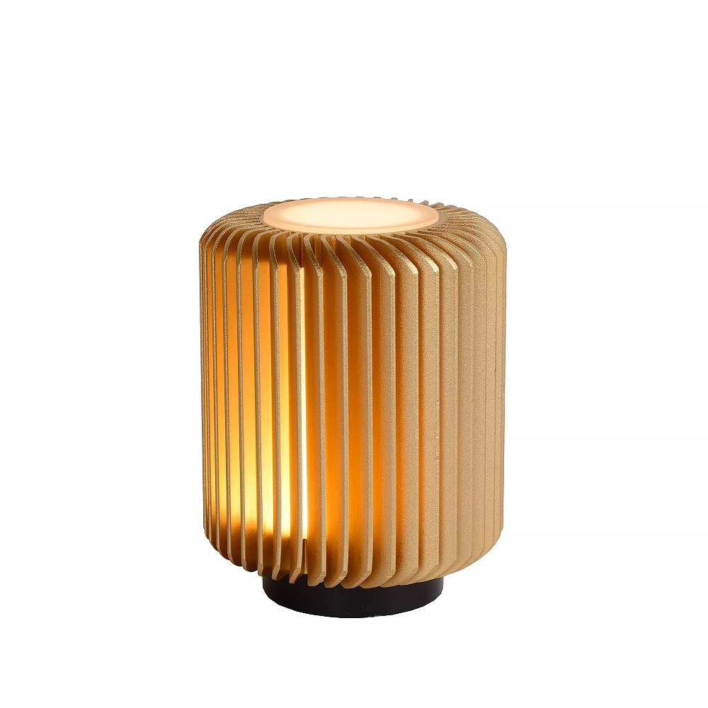 TURBIN LED table lamp 5W 3000K, Matt Gold / Brass (Lucide)