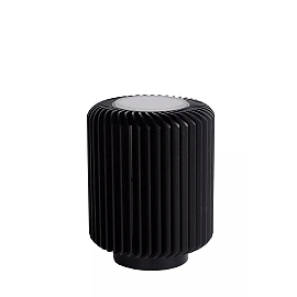 Galda lampa TURBIN LED 5W 3000K, melna (Lucide)
