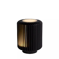 Galda lampa TURBIN LED 5W 3000K, melna (Lucide)