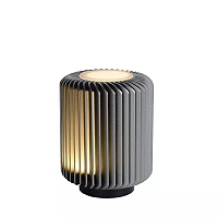 Galda lampa TURBIN LED 5W 3000K, pelēka (Lucide)