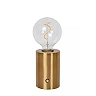 VIVO rechargeable LED table lamp matt gold / brass (Lucide)