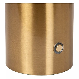 VIVO rechargeable LED table lamp matt gold / brass (Lucide)