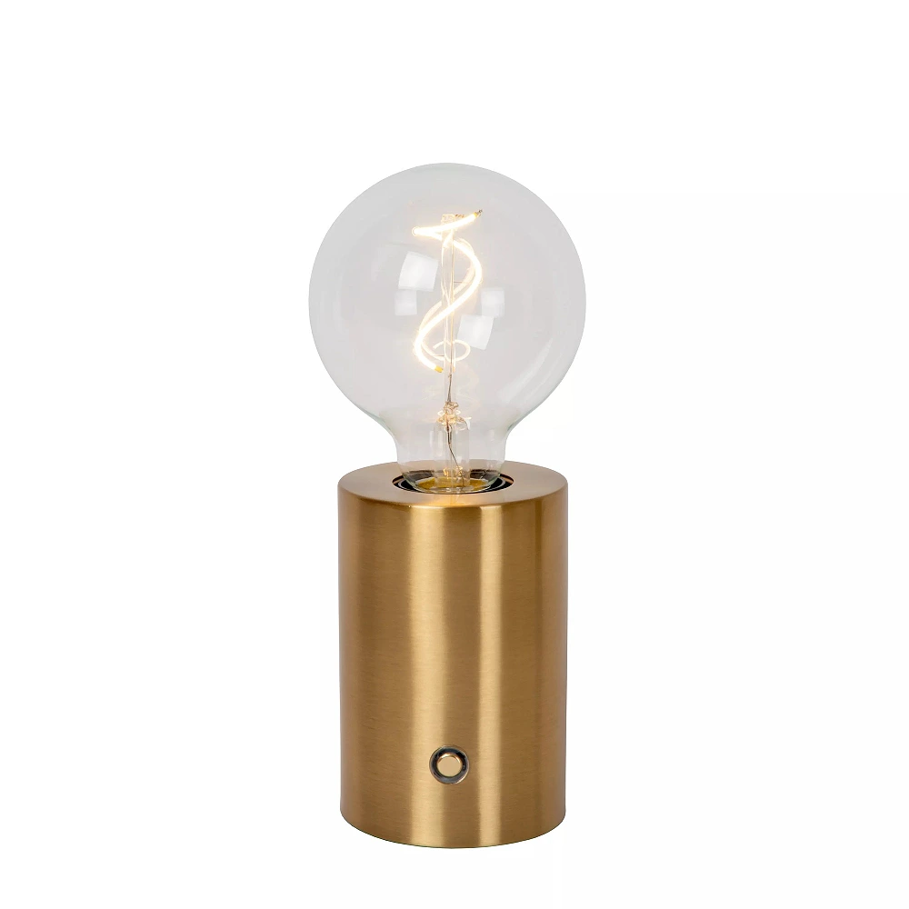 VIVO rechargeable LED table lamp matt gold / brass (Lucide)
