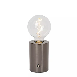 VIVO rechargeable LED table lamp satin gunmetal (Lucide)