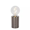 VIVO rechargeable LED table lamp satin gunmetal (Lucide)