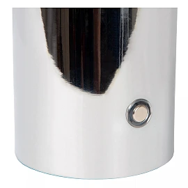 VIVO rechargeable LED table lamp chrome (Lucide)