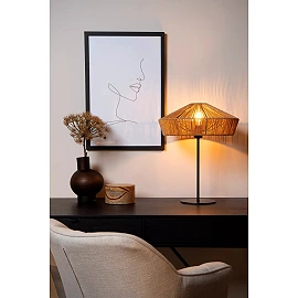 YUNKAI Table lamp Ø40 cm 1xE27 natural (Lucide)