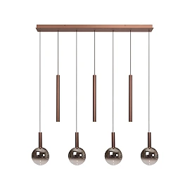 JASMINE ceiling light 7x4W smoke grey (Lucide)