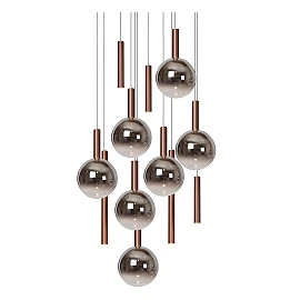 JASMINE ceiling light 12x4.5W smoke grey (Lucide)
