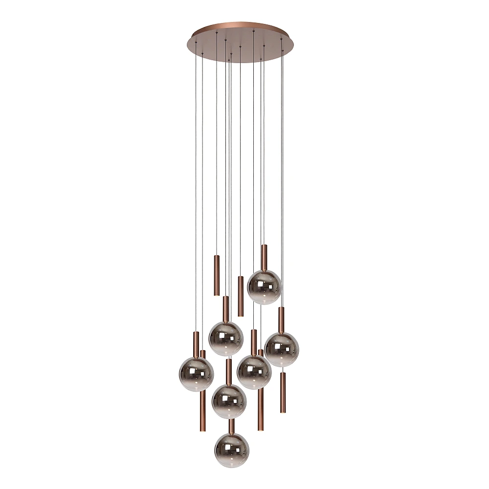 JASMINE ceiling light 12x4.5W smoke grey (Lucide)