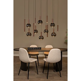 JASMINE ceiling light 14x4.4W smoke grey (Lucide)