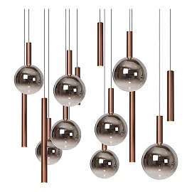 JASMINE ceiling light 14x4.4W smoke grey (Lucide)