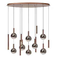 JASMINE ceiling light 14x4.4W smoke grey (Lucide)