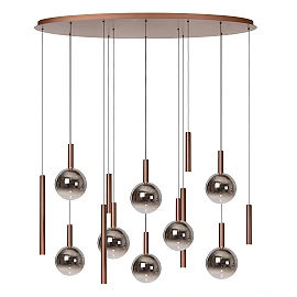 JASMINE ceiling light 14x4.4W smoke grey (Lucide)