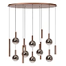 JASMINE ceiling light 14x4.4W smoke grey (Lucide)