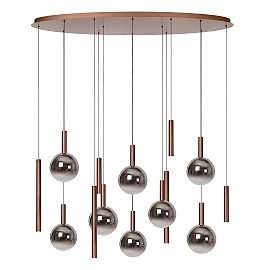 JASMINE ceiling light 14x4.4W smoke grey (Lucide)