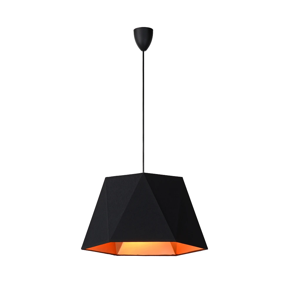 ALEGRO - Pendant light - Ø 42 cm - E27 - Black - 06417-42-30 (Lucide)