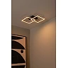 ARIANNE LED CCT square ceiling light 23W black (Lucide)
