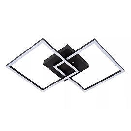 ARIANNE LED CCT square ceiling light 23W black (Lucide)