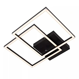 ARIANNE LED CCT square ceiling light 23W black (Lucide)