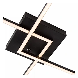 ARIANNE LED CCT square ceiling light 23W black (Lucide)